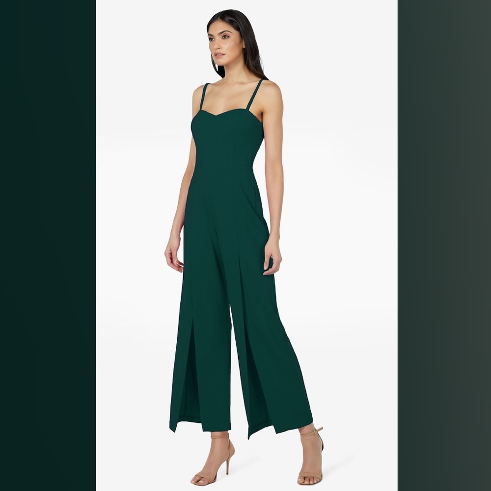 Hunter green jumpsuit